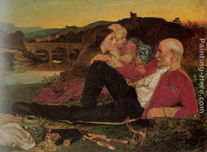 Anthony Frederick Sandys Canvas Paintings